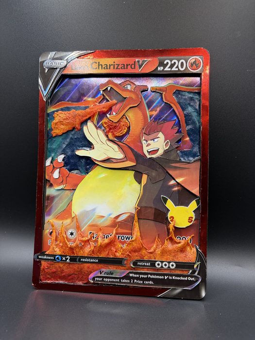 Custom 3D Charizard V Pokemon card art
